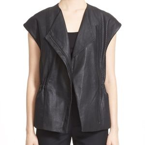 VINCE Premium Leather Shell Vest